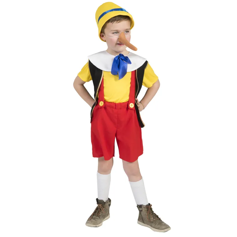 Kinderkostuum Pinocchio - Maat 98
