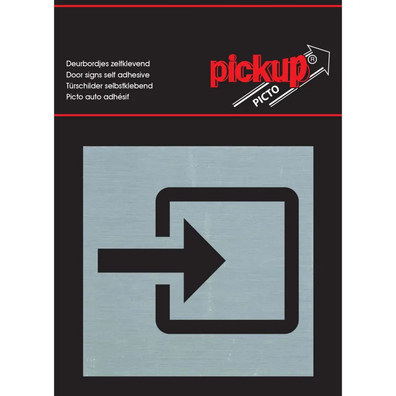 Pictogram ingang aluminium