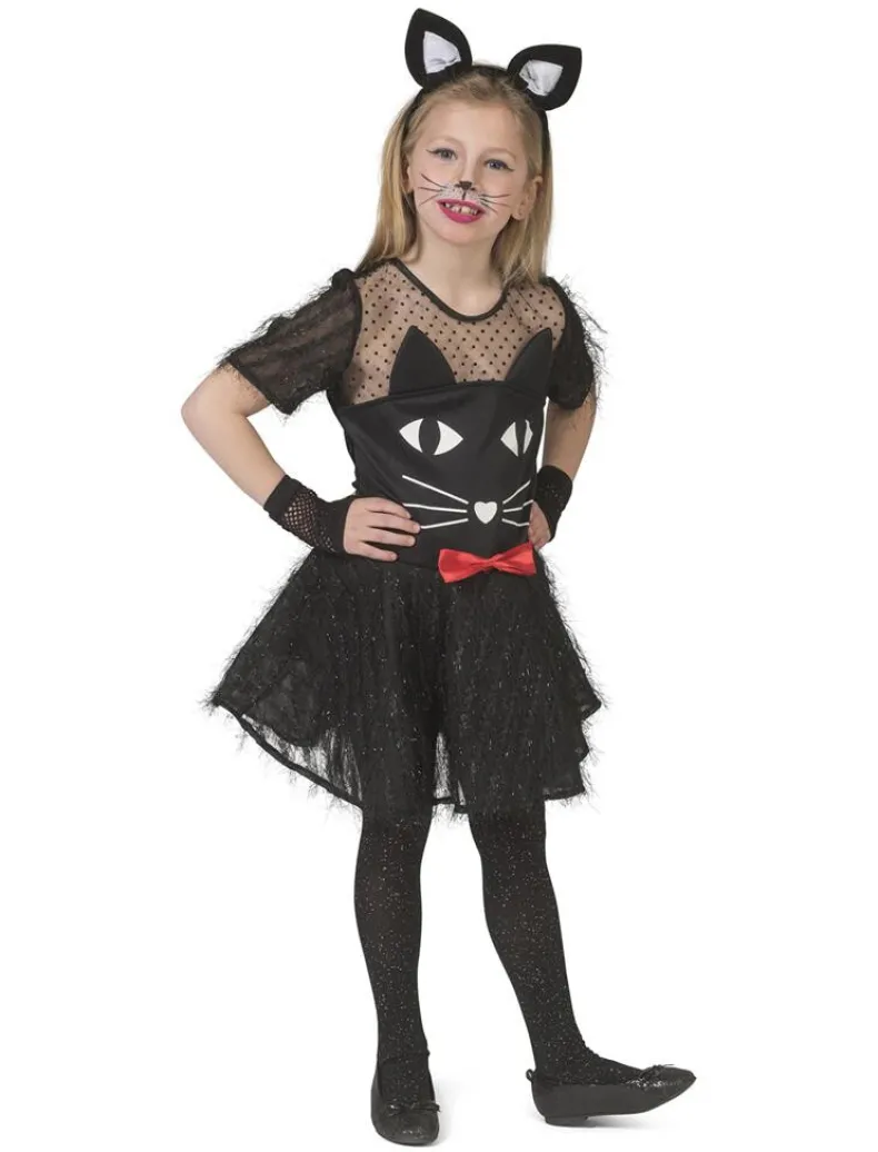 Verkleedjurk Black Kitty - Maat 104