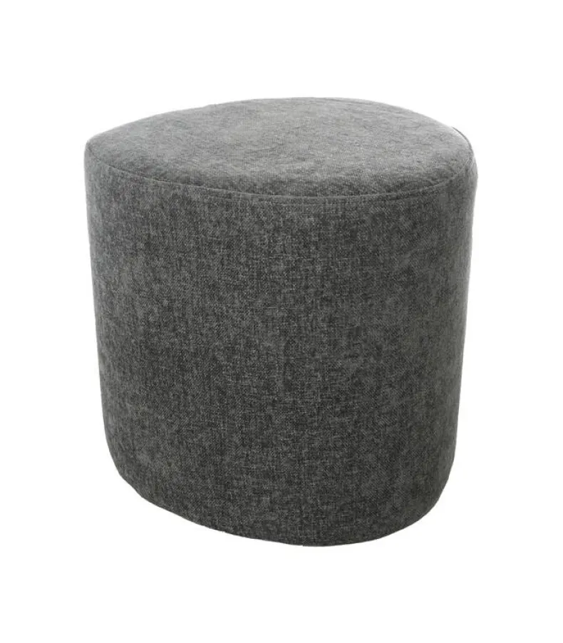 Poef Tirana - Ø40x38cm - Dennengroen