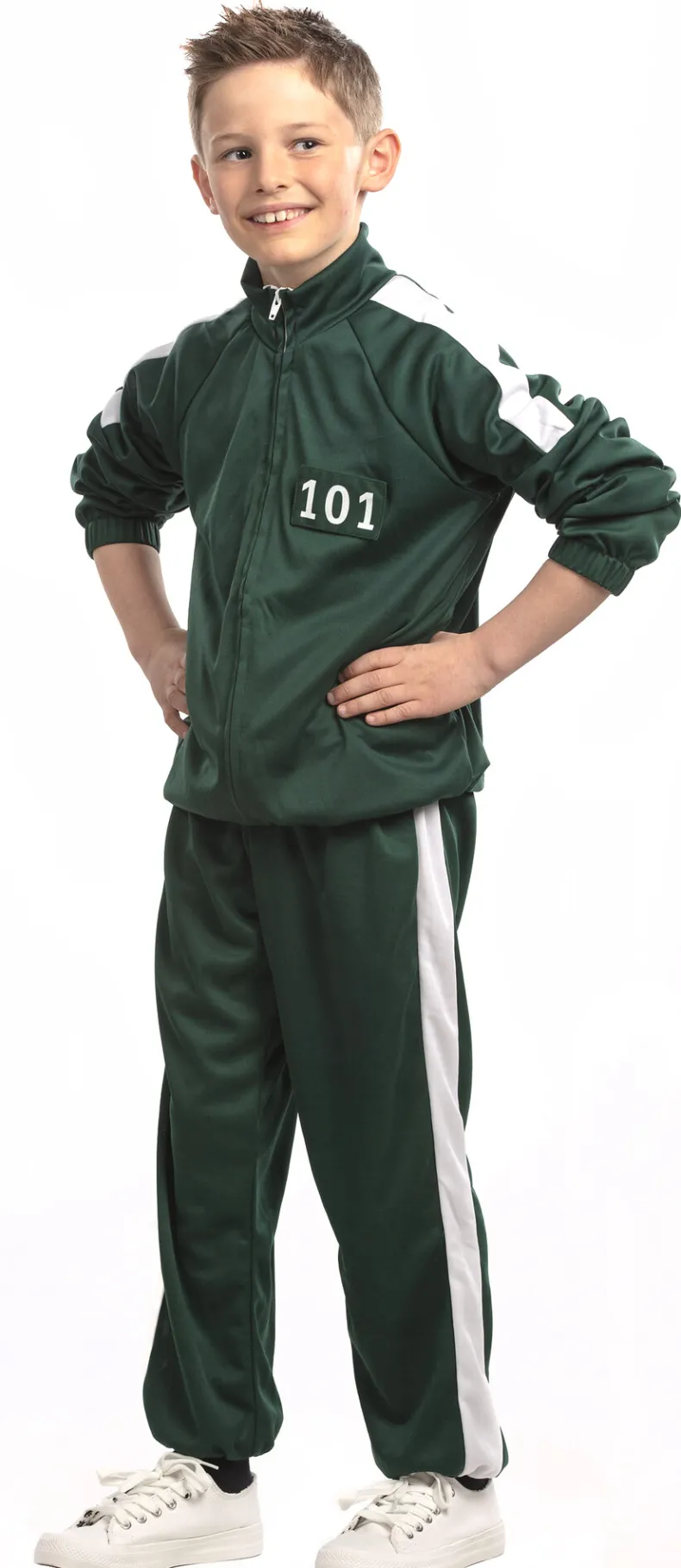 Kinderkostuum Speler Squid Game Pak - Groen - Maat 164