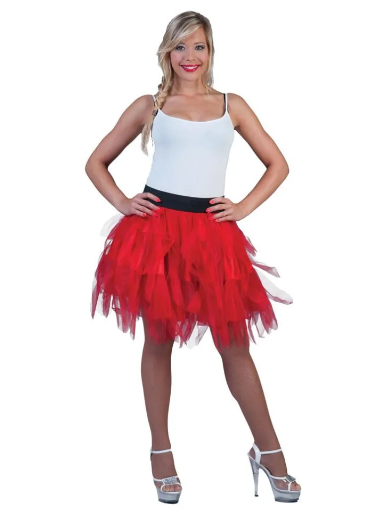 Tule Rok Rood Vrouw - One Size