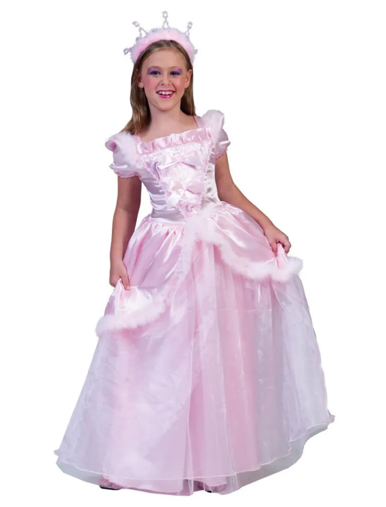 Kinderkostuum Jurk Sprookjes Prinses Suikerspin - Maat 140