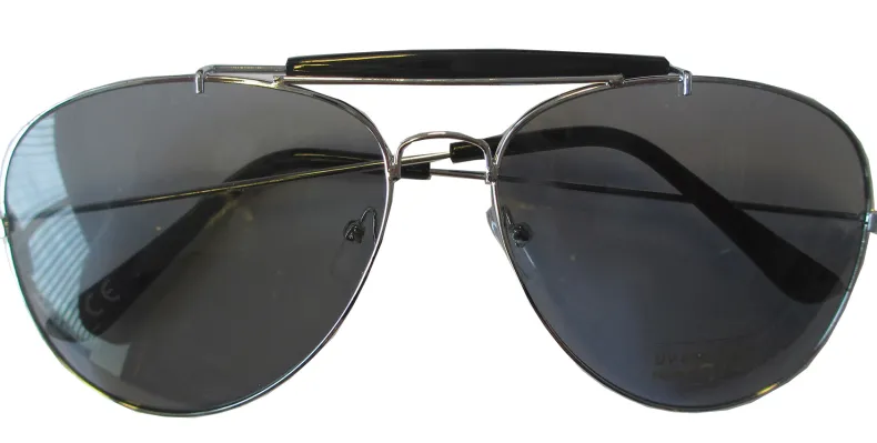 Pilotenbril met spiegelglas - Metaal