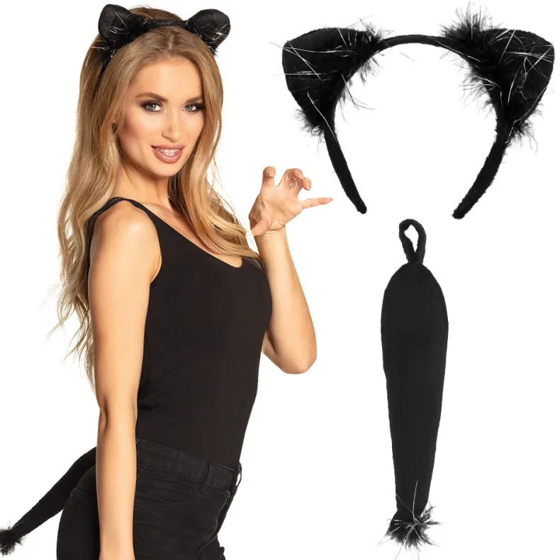 Set Kat - Staart en Tiara