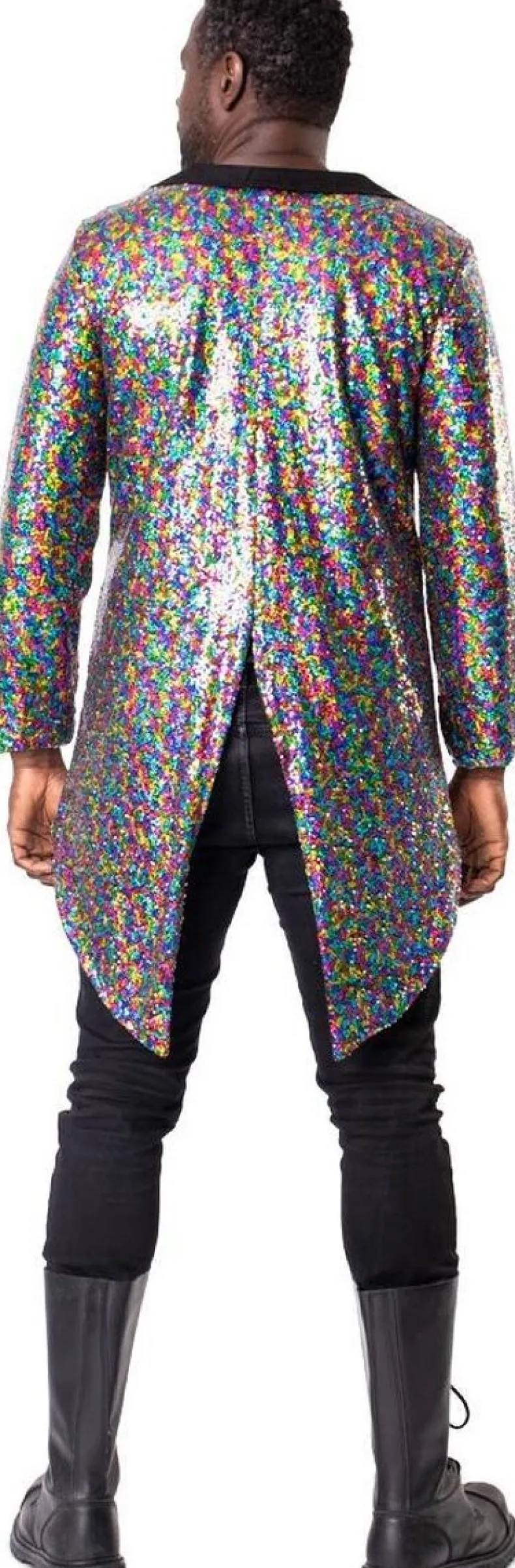 Verkleedjas glitters Heren XL/XXL