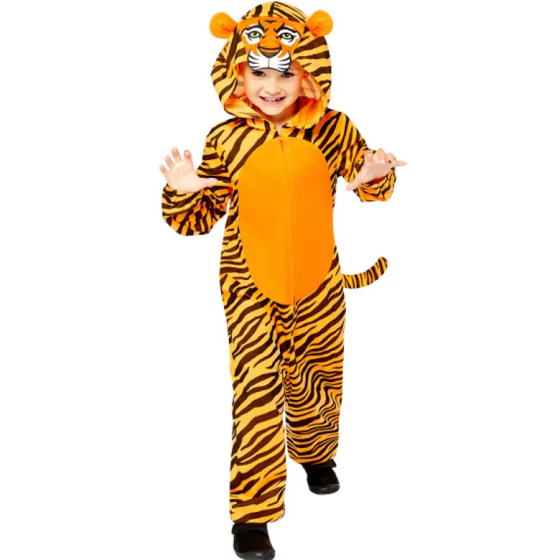 Tijgerpak Onesie Kind - 10-12 jaar