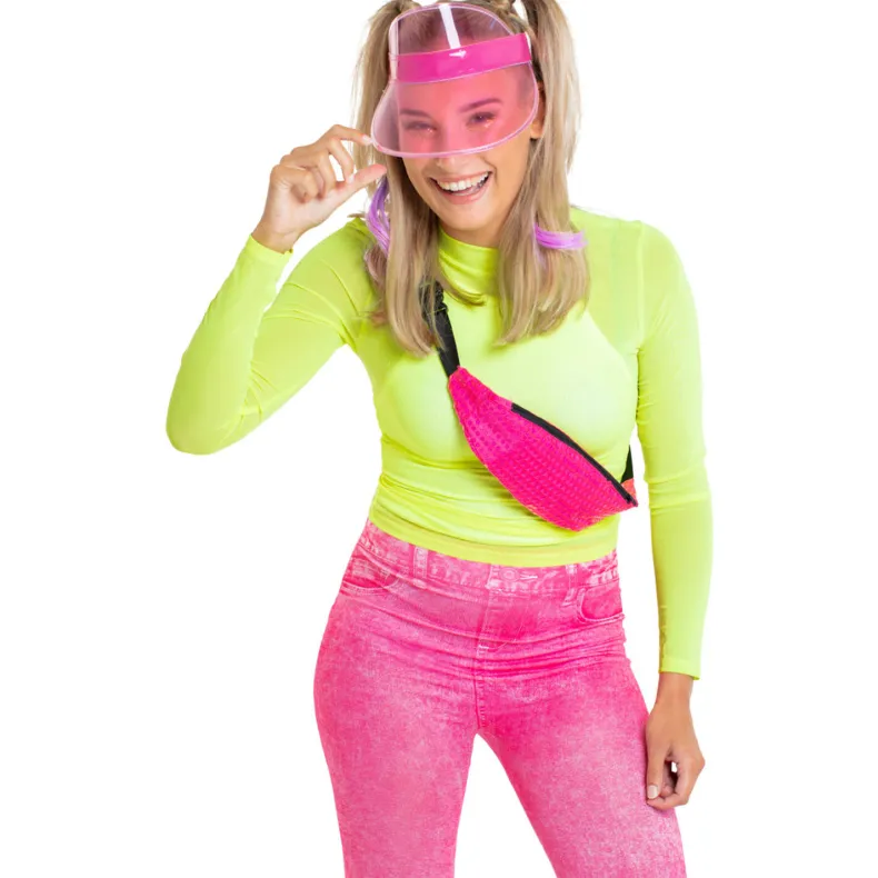 Zonneklep Fluo Roze