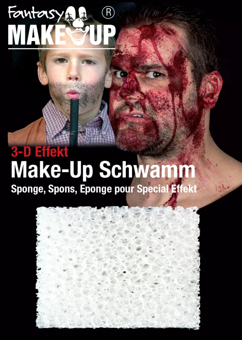 Schminkspons Stoppelbaard