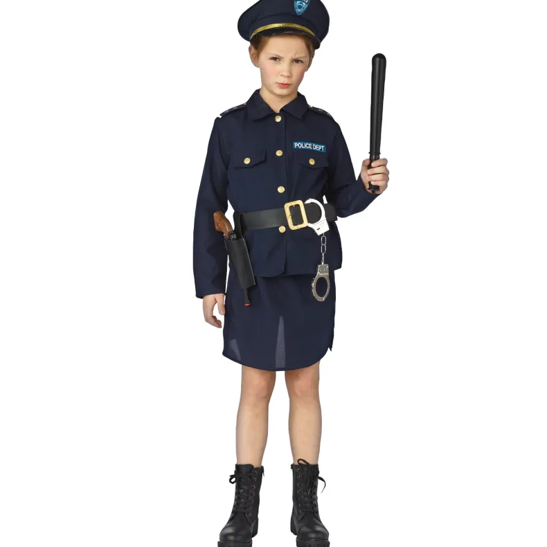Politie Kostuum Meisje - Maat 104