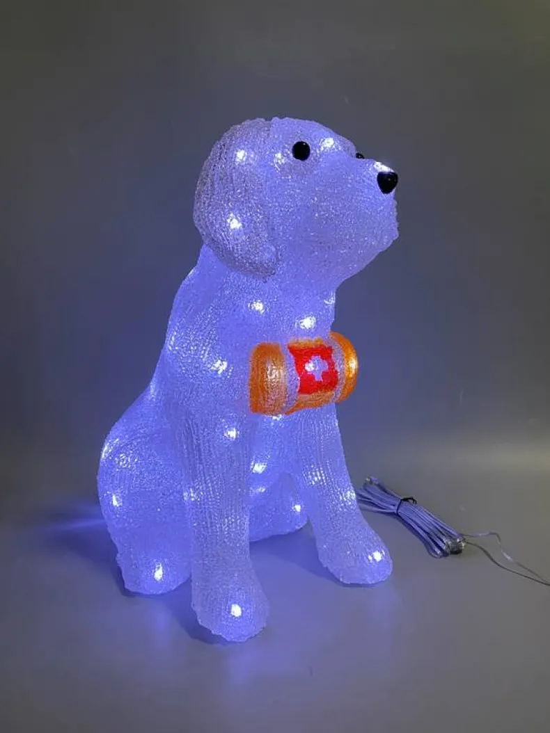 St Bernard LED acrylic 38 cm