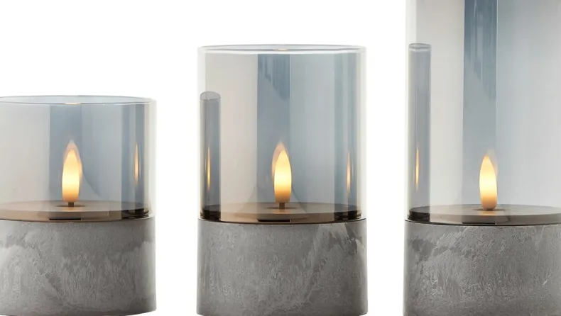 Brilliant Bougie tafellampen - set 3 stuks