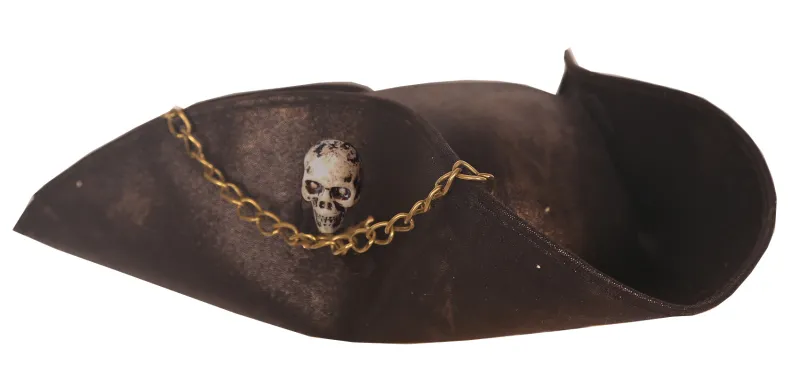 Piratenhoed Zilveren Skul