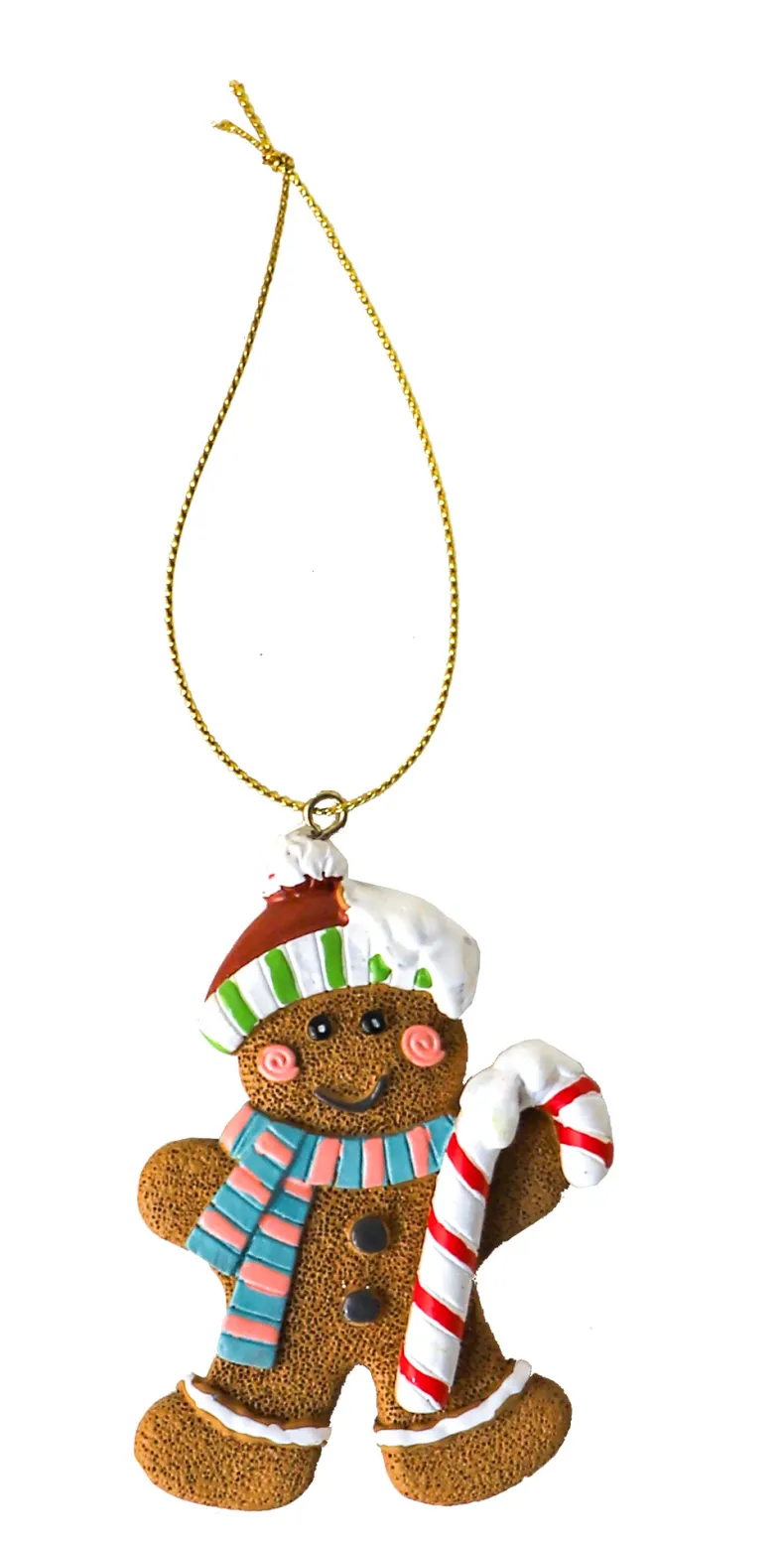 Kersthanger peperkoek mannetje 9,5cm