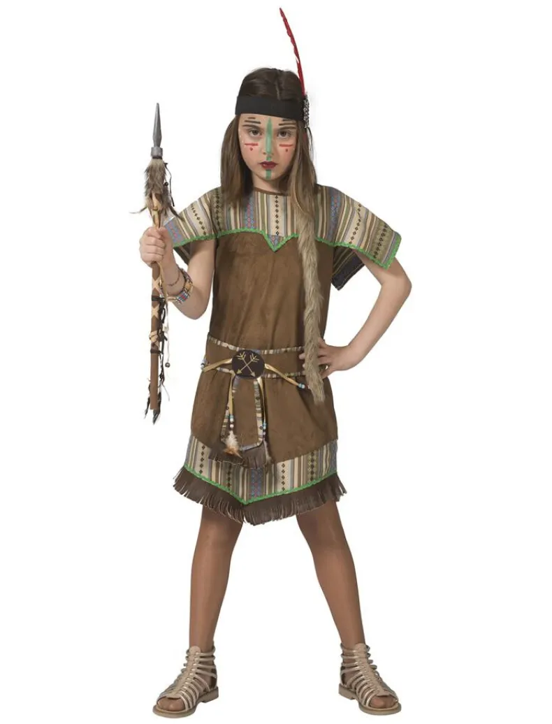 Indiaan Kostuum Maanlicht Oya Meisje - Maat 164