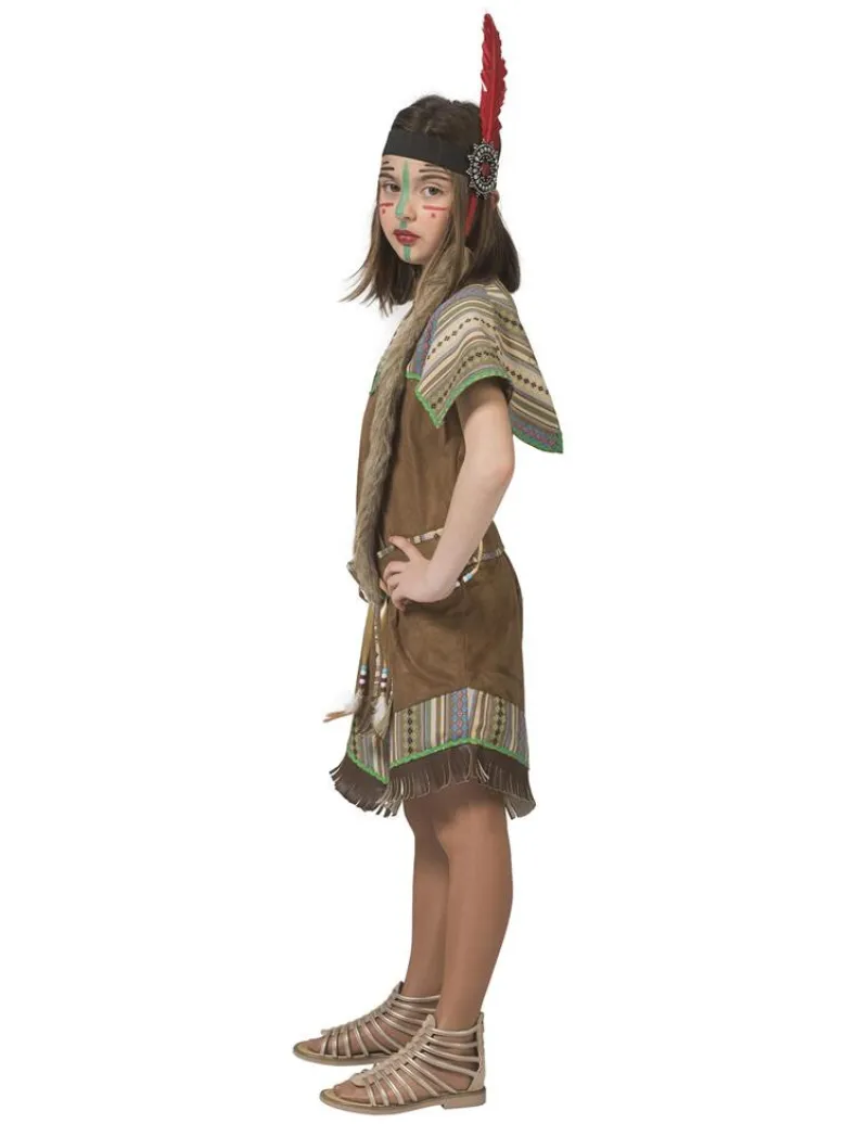 Indiaan Kostuum Maanlicht Oya Meisje - Maat 164