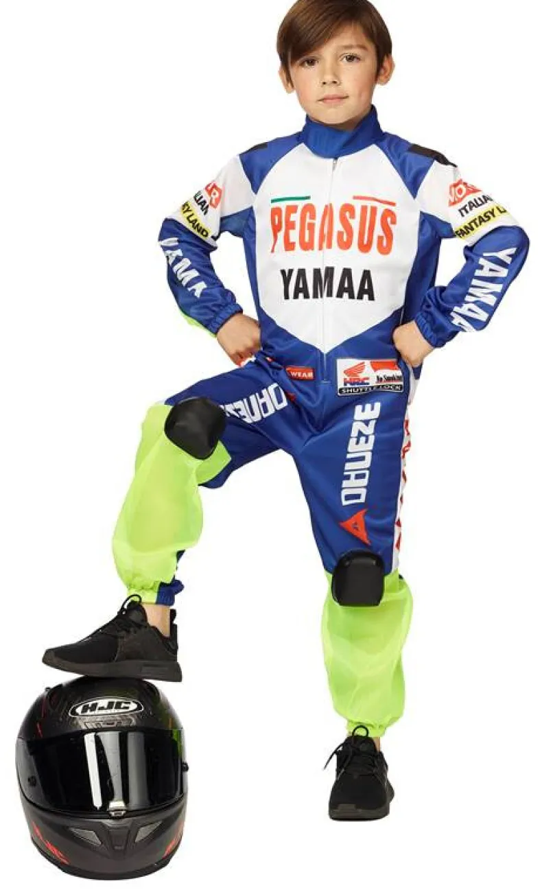 Kinderkostuum Motor Racer - Maat 140