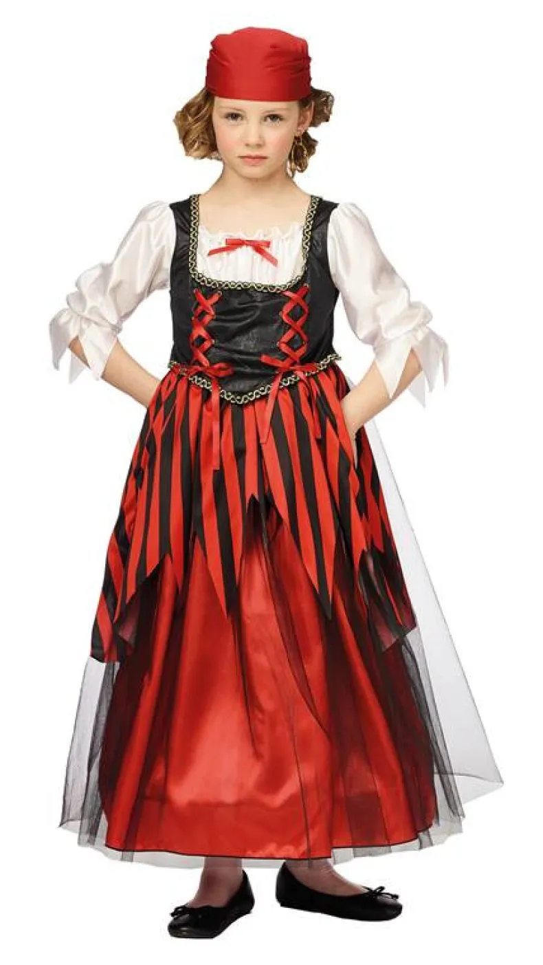 Piraat Kostuum Meisje - Maat 116