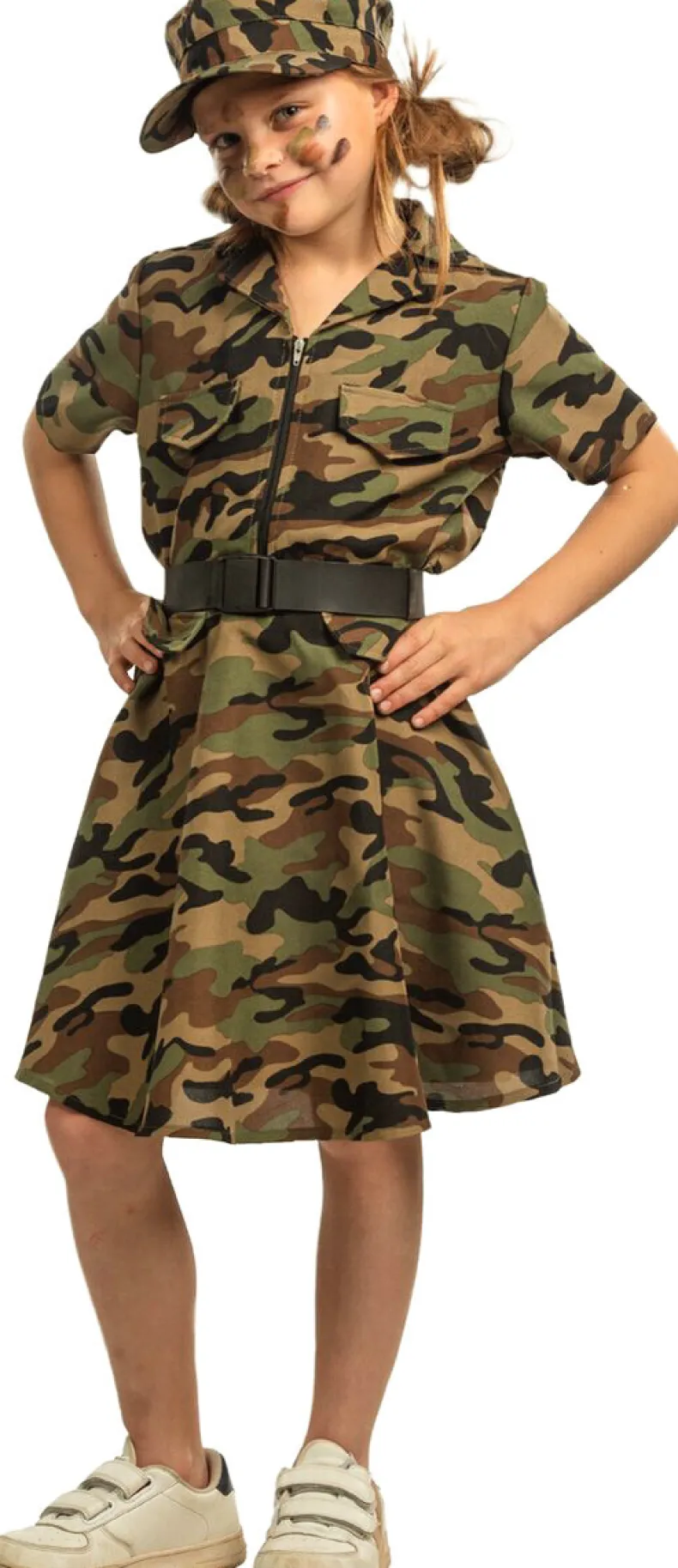 Leger Kostuum Meisje - Maat 116