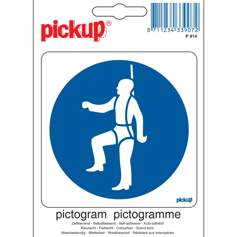 Pictogram harnas 10 x 10 cm