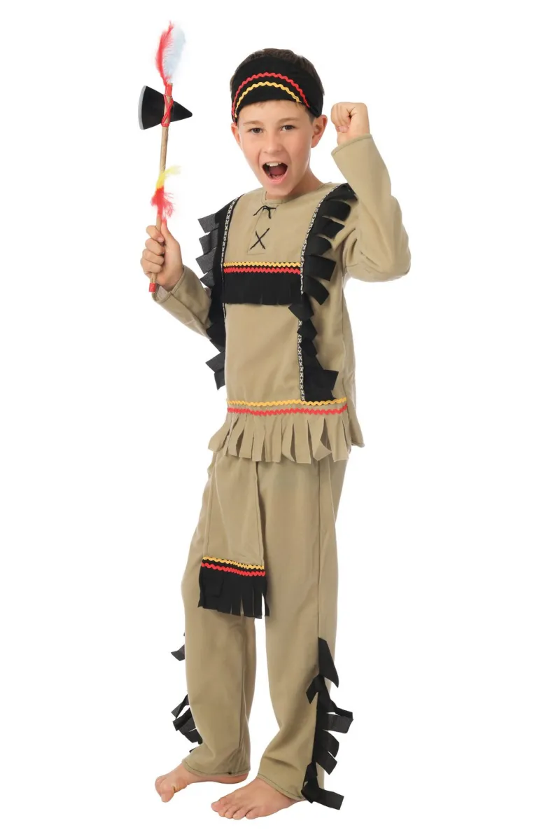 Kinderkostuum Indiaan jongen - 5-6 jaar