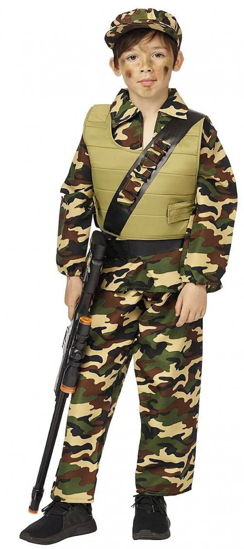 Leger Verkleedpak Kind - Maat 116