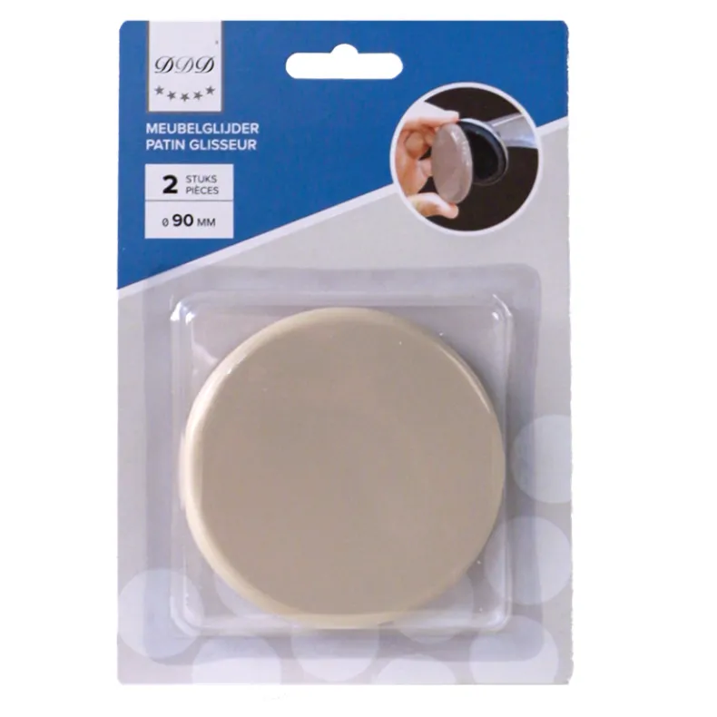meubelglijder 90 mm beige 2 stuks