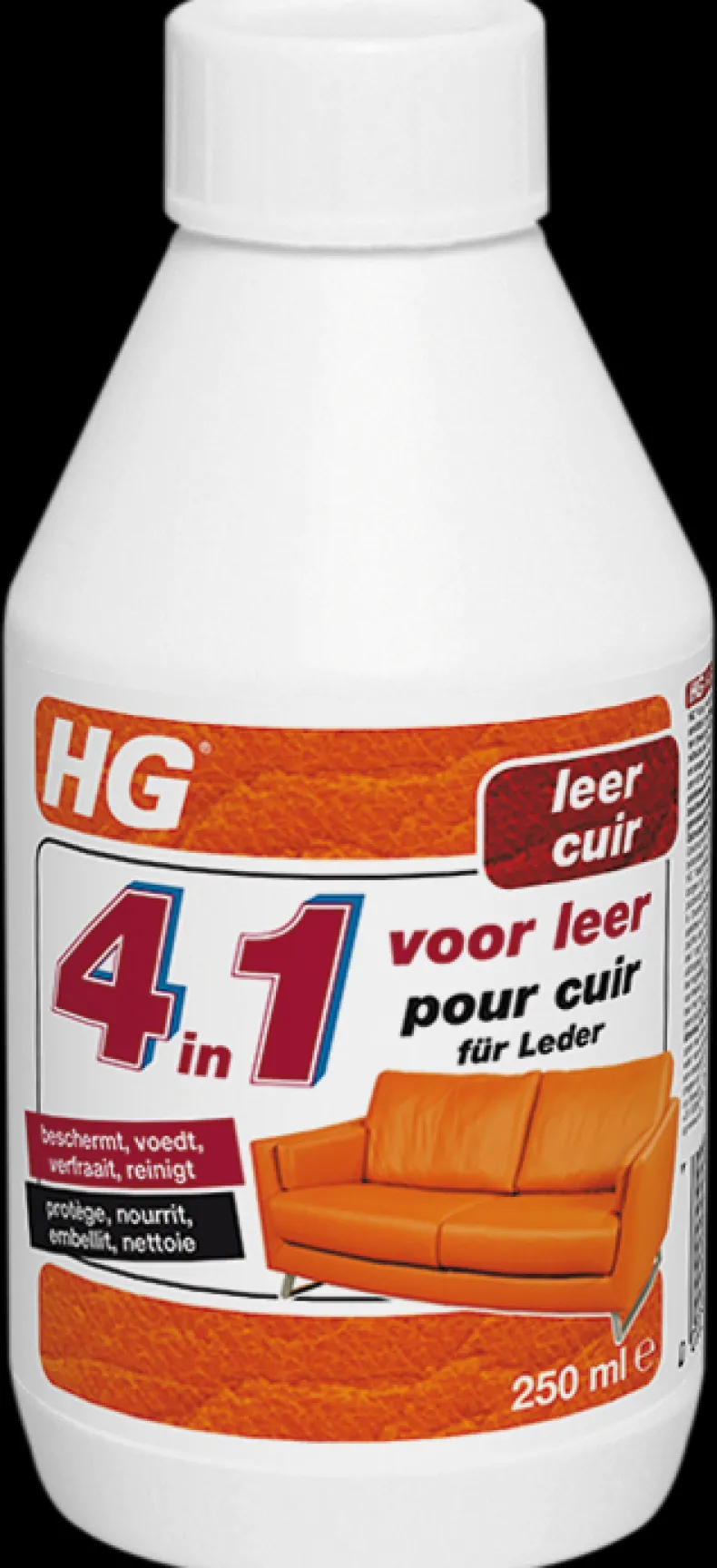 4 in 1 voor leder 250 ml