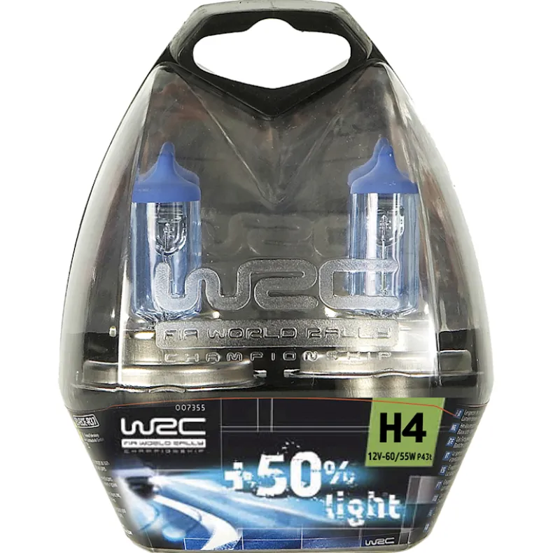 2 lampjes H4 + 50 % light