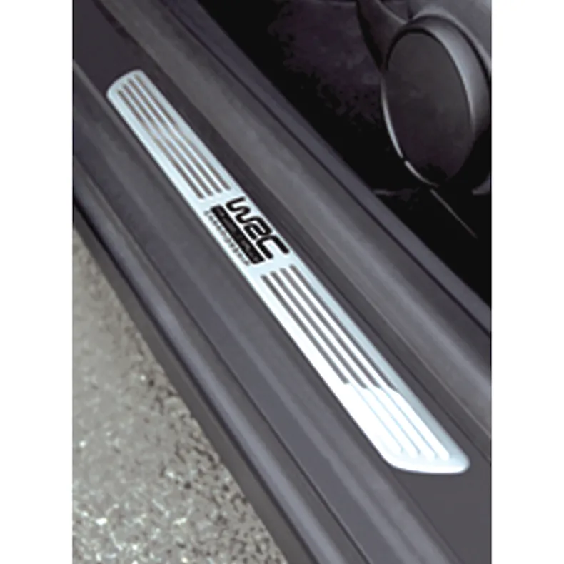 2 portierdrempels aluminium