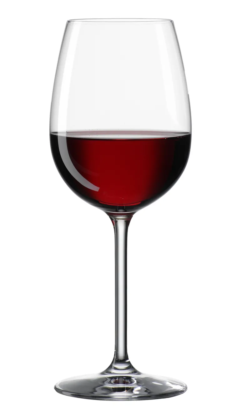 6 rode wijnglazen Clara