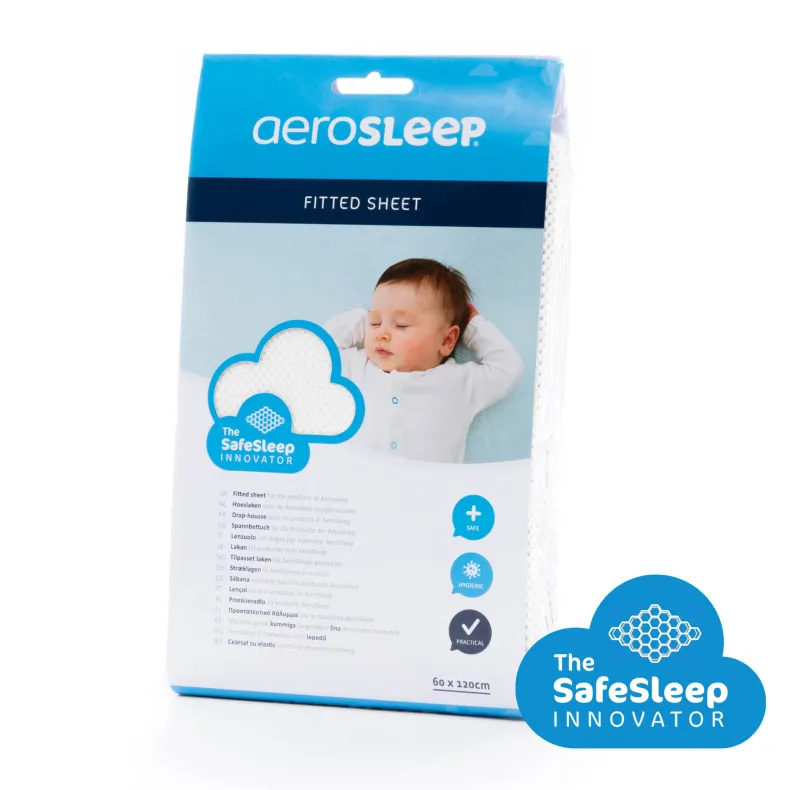 Aerosleep Hoeslaken 70x140cm wit