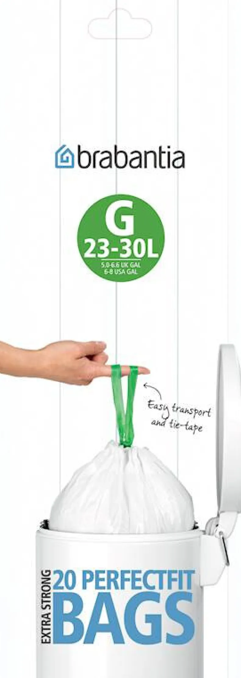 Afvalzak 23 - 30 L string 20 stuks