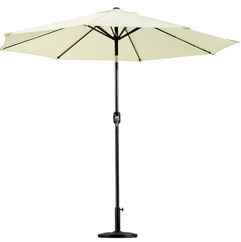 Aluminium parasol tilt beige 2 m