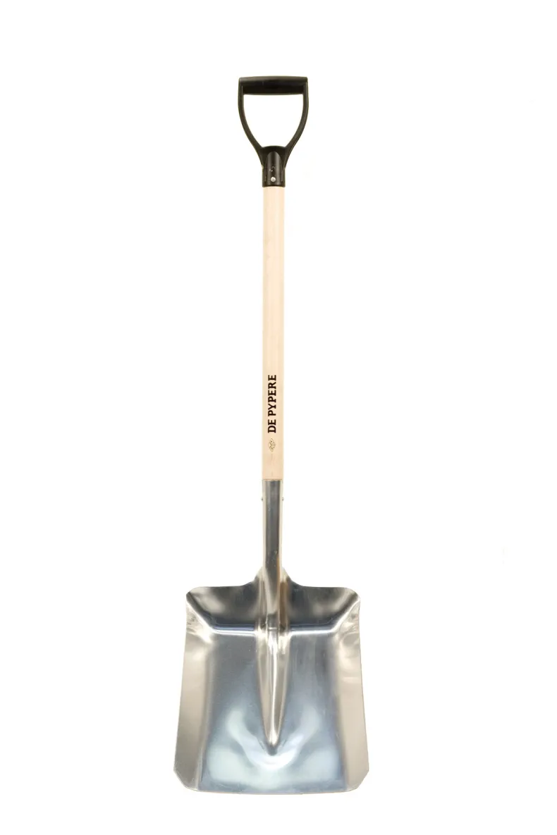 Aluminium schop met D-steel 33 x 38 cm