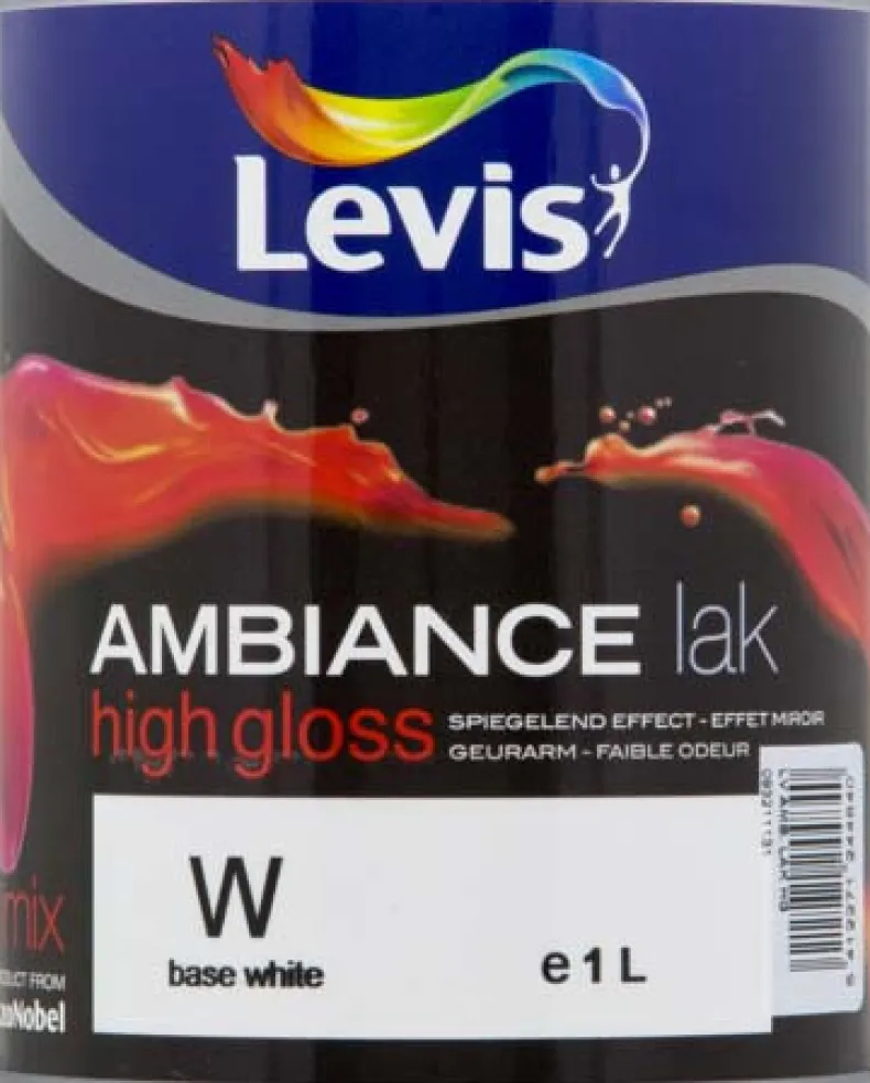 Ambiance lak high gloss mix 1 L wit