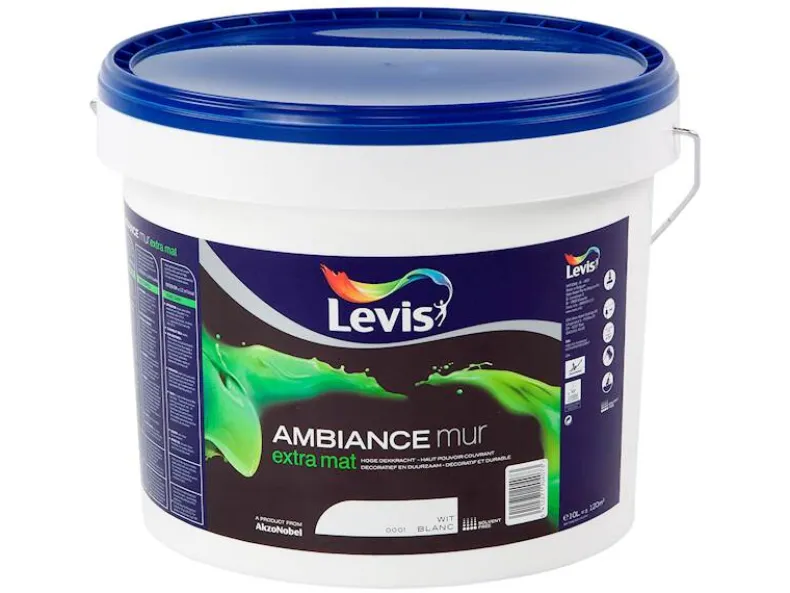 Ambiance mur extra mat 10 L wit