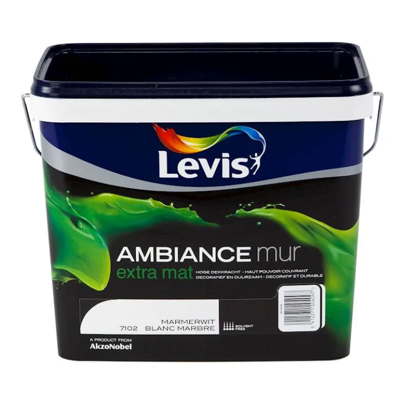Ambiance mur extra mat marmerwit 5 L