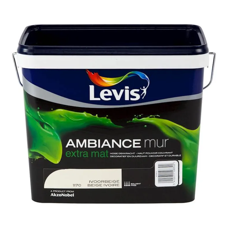 Ambiance mur ivoorbeige 5 L