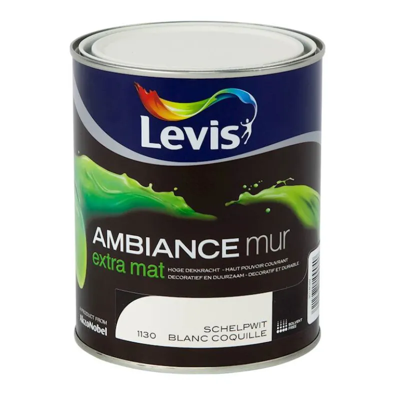 Ambiance mur mat schelpwit 1 L