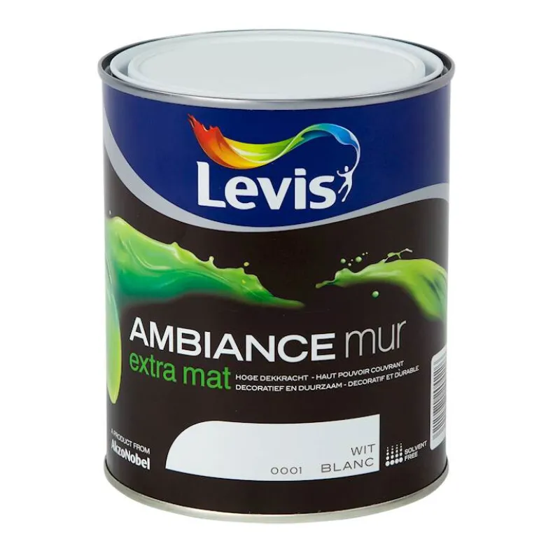 Ambiance mur wit extra mat 1 L