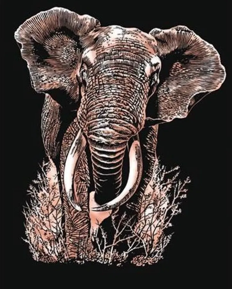 Artfoil Copper Elephant