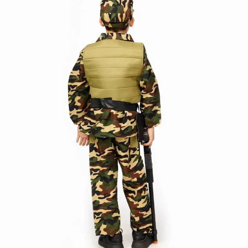 Leger Verkleedpak Kind - Maat 128