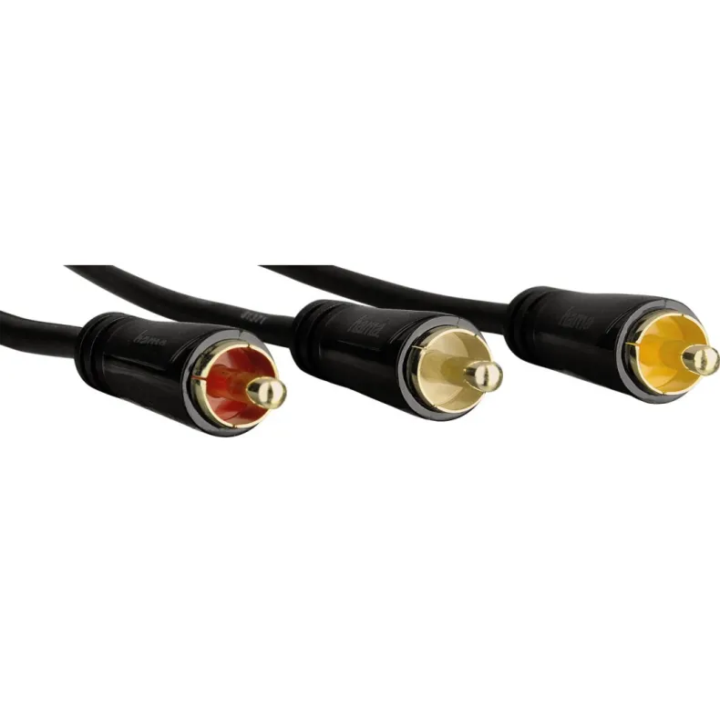 Audio/video kabel scart 3 RCA 1,5 m 3 ster