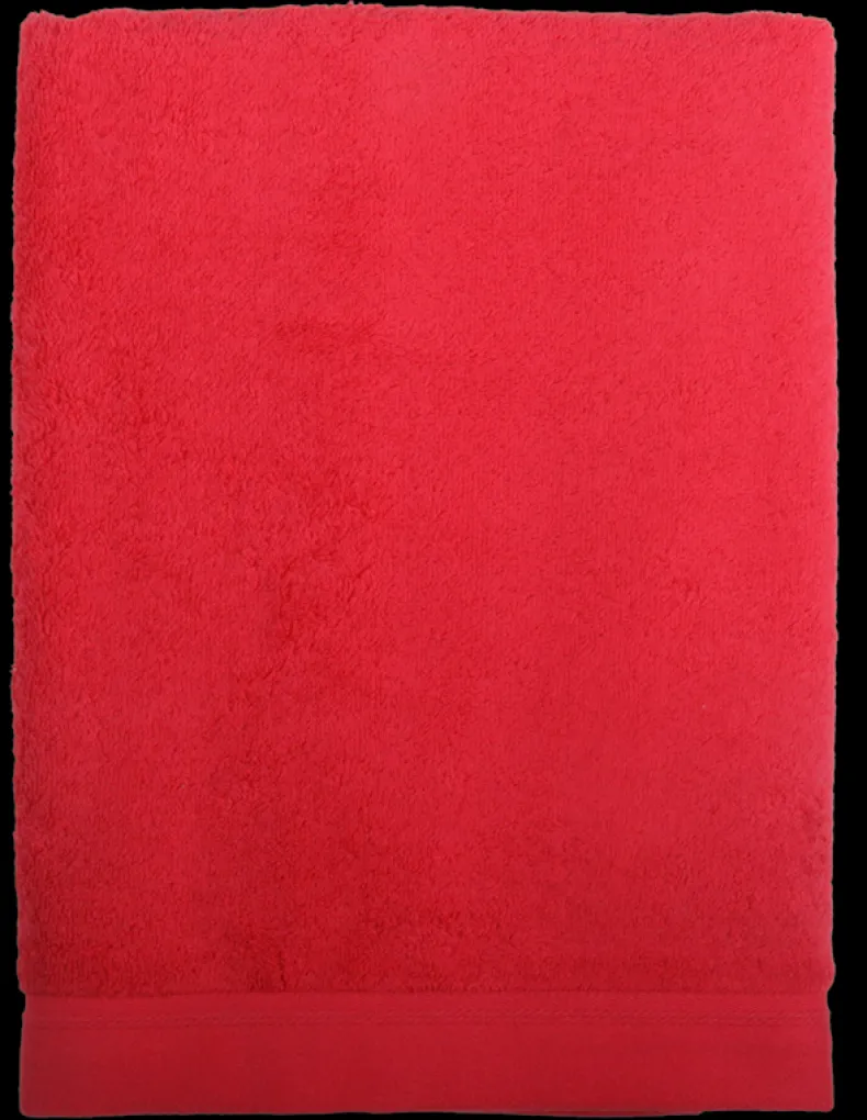 Badlaken 70 x 140 cm rood