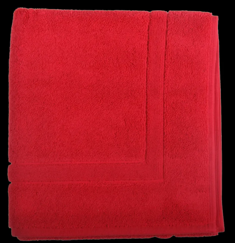 Badmat 50 x 80 cm rood