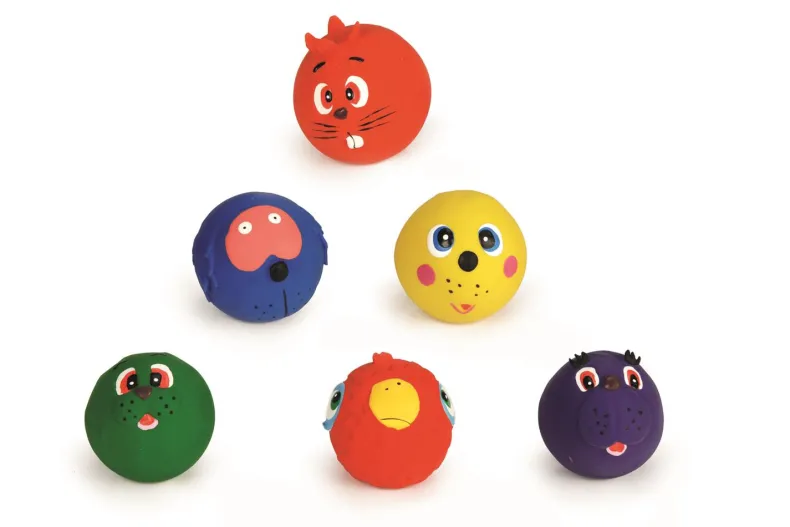 Bal met dierensnoetje latex