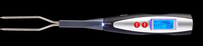 Barbecuevork met digitale thermometer