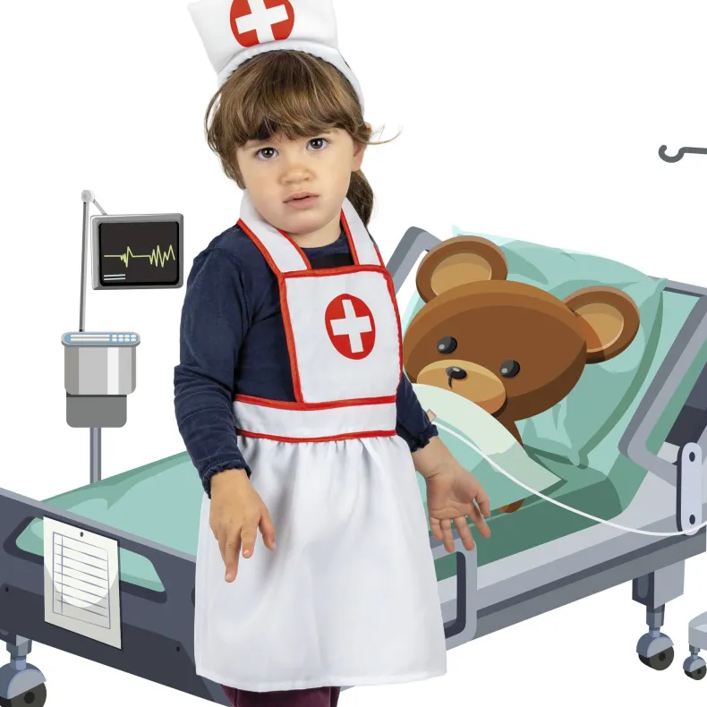 Kostuum Verpleegster Nelly - One Size