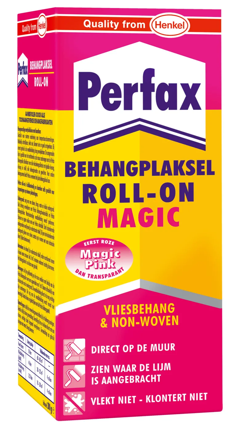Behangplaksel roll-on magic pink 200 g
